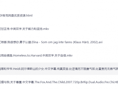 11部影响孩子一辈子的好电影，非常适合给小孩看，增长见识，提升认知（19G）